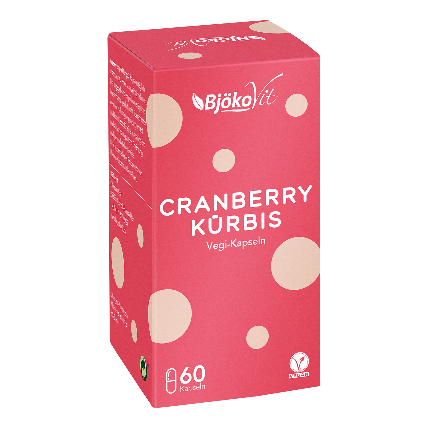 Cranberry-Kürbis Kapseln (vegan)