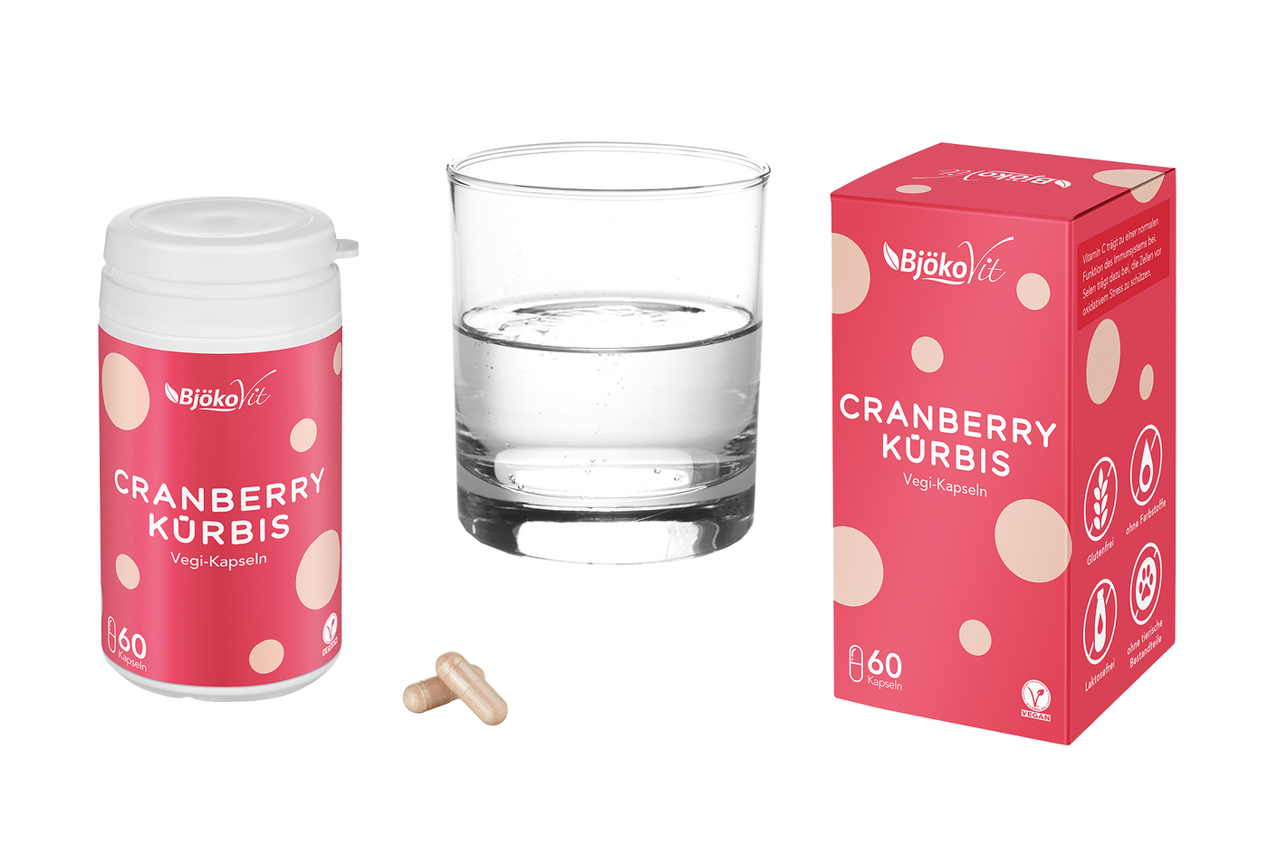 Cranberry-Kürbis Kapseln (vegan)