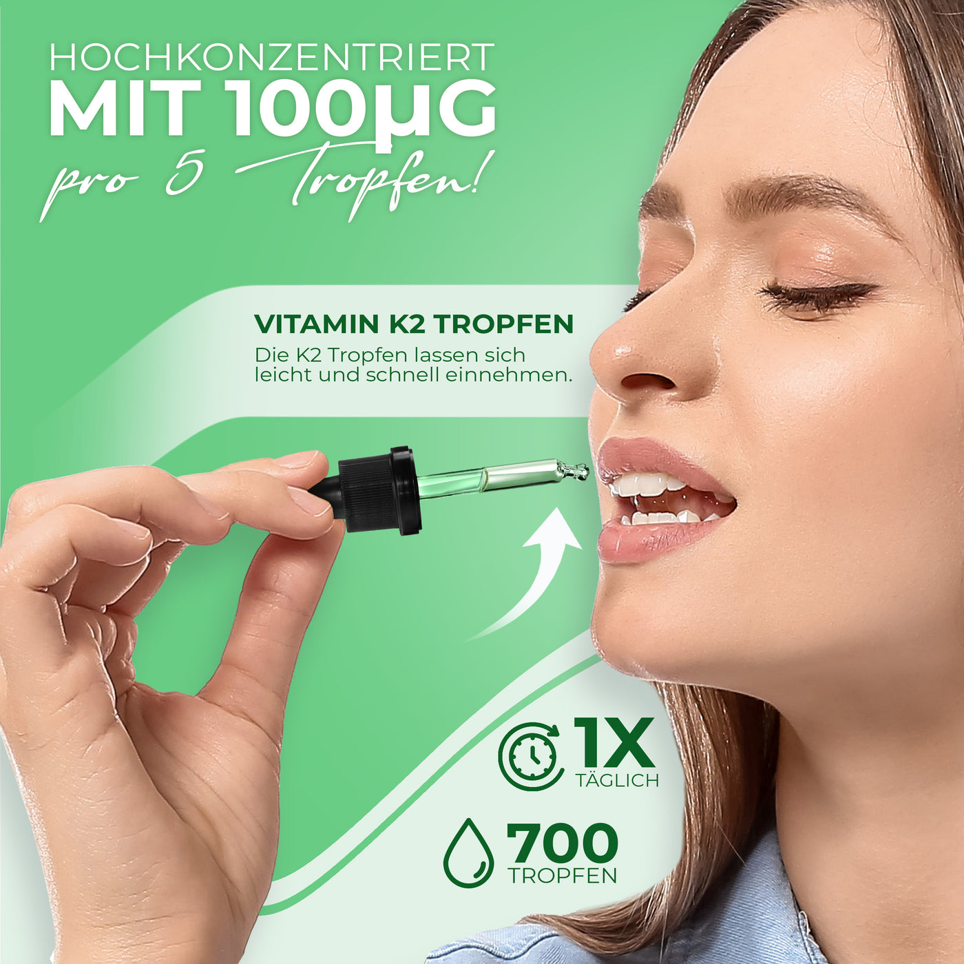 Vitamin K2 MK-7 Tropfen – 100 μg (vegan)
