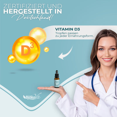 Vitamin D3 Tropfen – 800 IE (vegan)