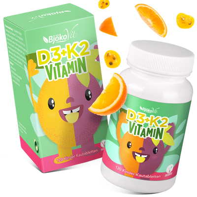 Vitamin D3+K2 Kinder Tabletten